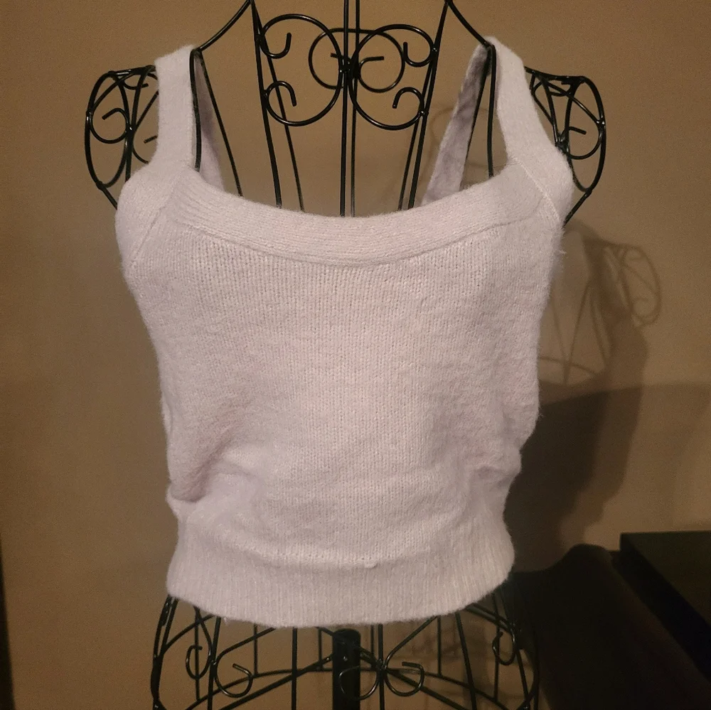 Gianni Bini Pink Cardigan with Silver Floral Details - Picture 2 of 4
